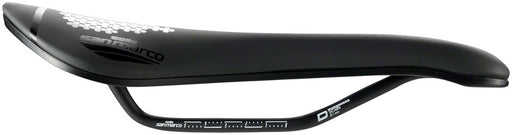 Selle San Marco Aspide Short Open-Fit Dynamic Saddle - Manganese, Black, Men's, Narrow