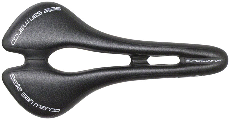 Selle San Marco Aspide Supercomfort Open-Fit Dynamic Saddle - Manganese, Black, Men's, Wide