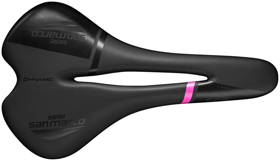 Selle San Marco ERA Open-Fit Dynamic Saddle - Manganese, Black, Women's,