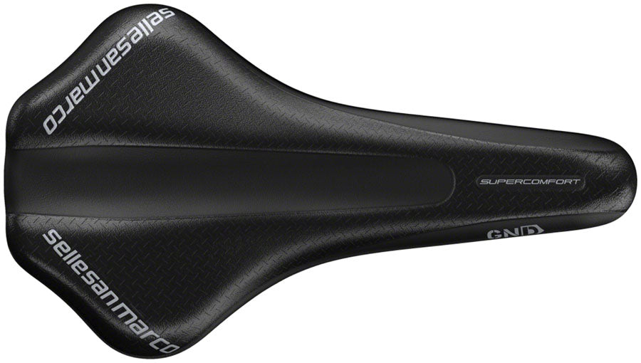 Selle San Marco GND Supercomfort Open-Shell Dynamic Saddle - Manganese, Black, Men's, Wide