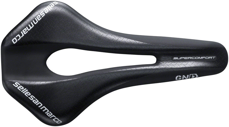 Selle San Marco GND Supercomfort Open-Fit Dynamic Saddle - Manganese, Black, Men's, Wide