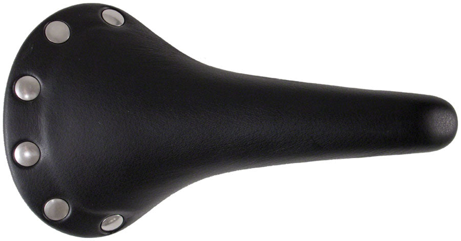 Selle San Marco Regal Saddle, Steel, Smooth Leather - Silver/Black
