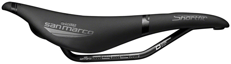 Selle San Marco Shortfit Open-Fit Dynamic Saddle - Manganese, Black, Men's, Narrow