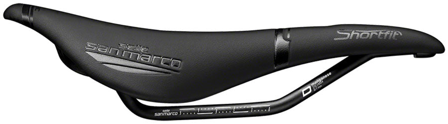 Selle San Marco Shortfit Open-Fit Dynamic Saddle - Manganese, Black, Men's, Wide
