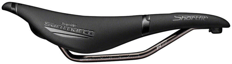 Selle San Marco Shortfit Open-Fit Racing Saddle - Manganese, Black, Men's, Wide