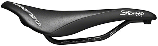 Selle San Marco Shortfit Supercomfort Open-Fit Dynamic Saddle - Manganese, Black, Men's, Wide