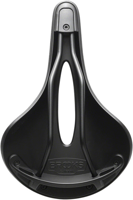 Brooks C19 Carved All Weather Saddle - Steel, Black, Men's