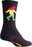 SockGuy Crew Rasta Squatch Socks - 6", Black, Small/Medium
