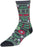 SockGuy Wool Ride Merry Crew Socks - 6", Gray/Red/Green, Large/X-Large