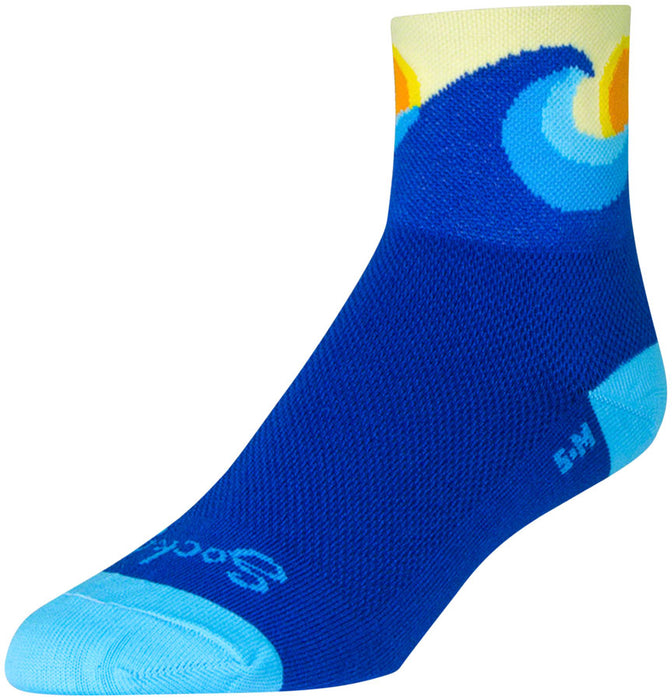 SockGuy Classic Swell Socks - 3", Blue, Small/Medium