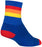 SockGuy Classic Vintage Socks - 4", Blue/Red/Orange/Yellow, Small/Medium