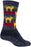 SockGuy Wool Catz Socks - 6", Gray/Yellow/Red, Large/X-Large
