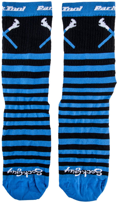 Park Tool Cycling Socks, SOX-6, 5-9, Black/Blue