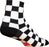 SockGuy Classic Ridgemont Socks - 3", Black/White Checker, Large/X-Large