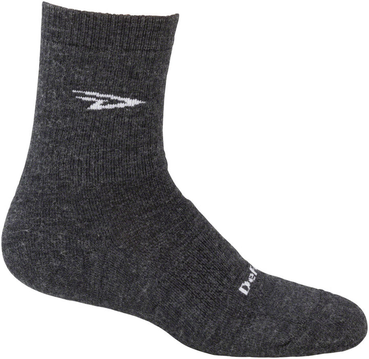 DeFeet Woolie Boolie 4 D-Logo Sock: Charcoal LG