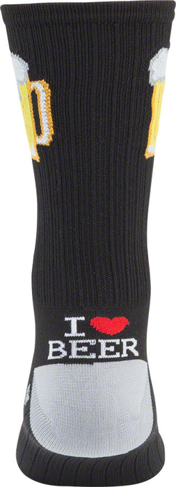 SockGuy SGX Tallboy Socks - 6", Black, Small/Medium