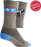 SockGuy Crew Wheelie Socks - 6", Gray, Large/X-Large
