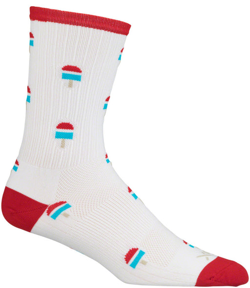 SockGuy SGX Pops Sock: White SM/MD