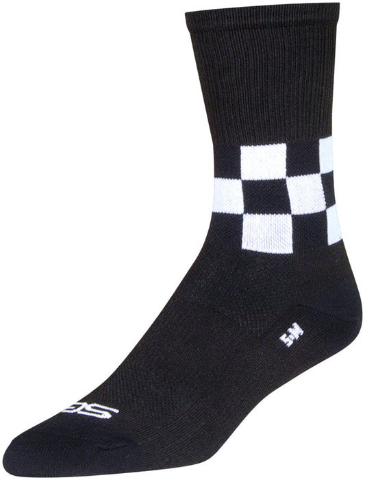 Sockguy Speedway SGX6 Socks, Black - 10-13