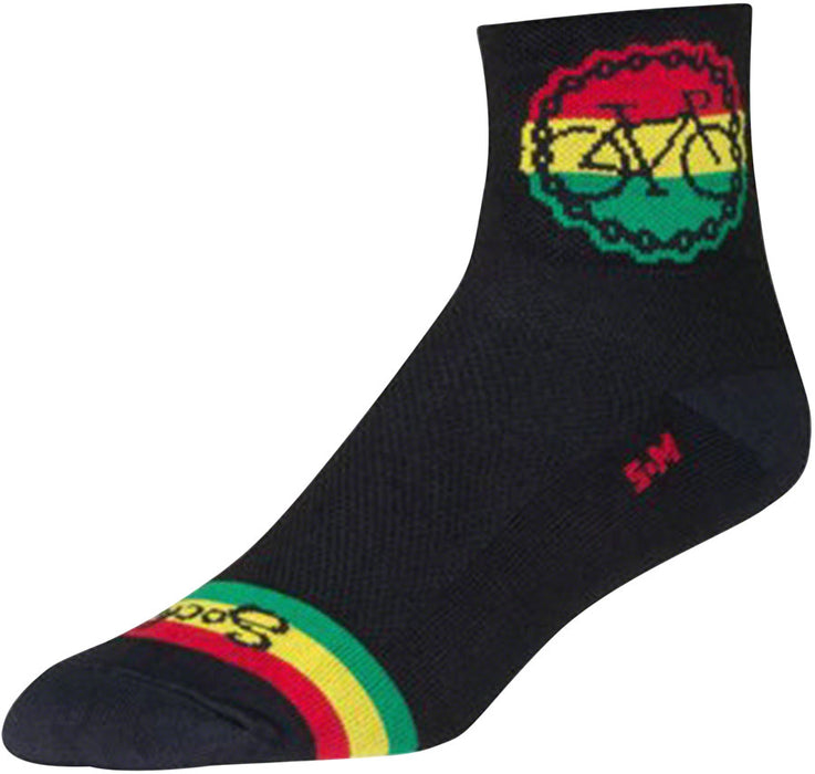 Sockguy Rasta Ride Socks 10-13