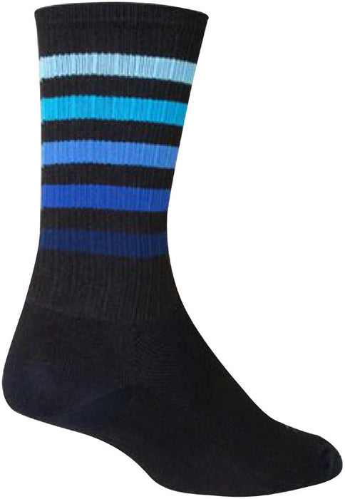 Sockguy Deep SGX6 Socks, Black - 10-13