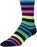 Sockguy Night Bright SGX6 Socks, Black - 10-13
