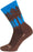 SockGuy Treeline Wool Socks - 6", Brown/Blue, Large/X-Large