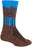 SockGuy Treeline Wool Socks - 6", Brown/Blue, Small/Medium