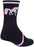 SockGuy Dark Magic Crew Socks - 6", Black/Multi, Small/Medium