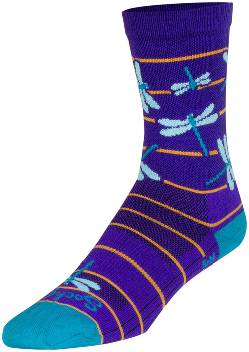 Sockguy Dragonflies Crew Socks, 10-13
