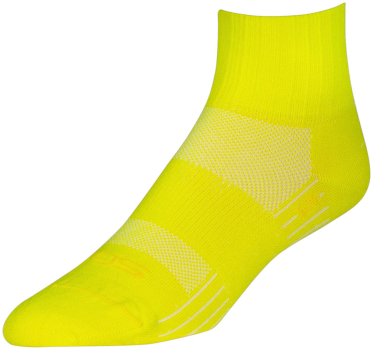 SockGuy Yellow Sugar SGX Socks - 2.5", Yellow, Large/X-Large