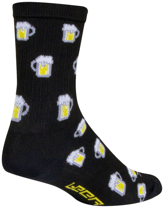 Sockguy Fuel SGX6 socks, black - 10-13