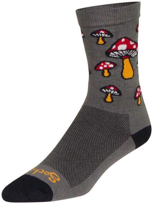 Sockguy Ask Alice Socks, 9-13, Grey