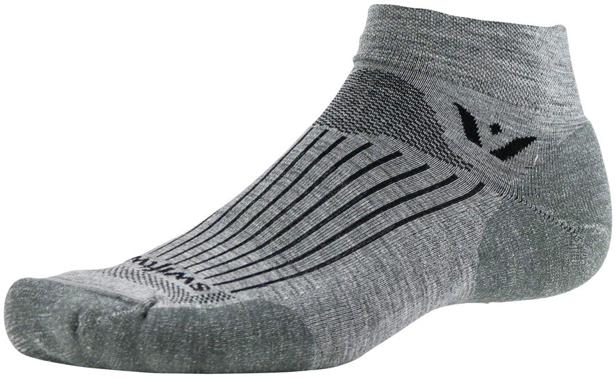Swiftwick Pursuit Ankle Socks - Heather, Large