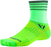 Swiftwick Aspire Four Stripe Socks - 4", Green/Gray, Small