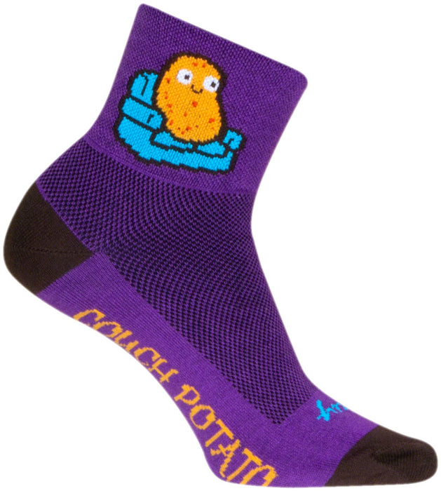 SockGuy Potato Standard Classic Socks - 3", Small/Medium