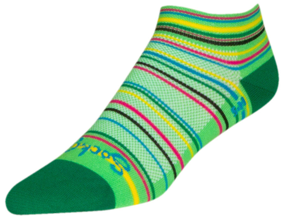 SockGuy Classic Sea Grass Socks - 1", Green, Small/Medium