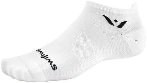 Swiftwick Aspire No Show Socks - White, Small