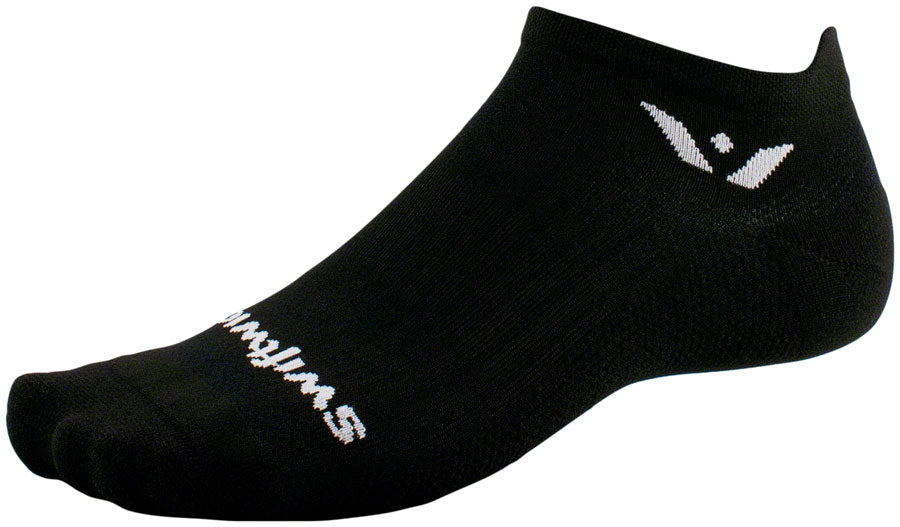 Swiftwick Aspire No Show Socks - Black, Small