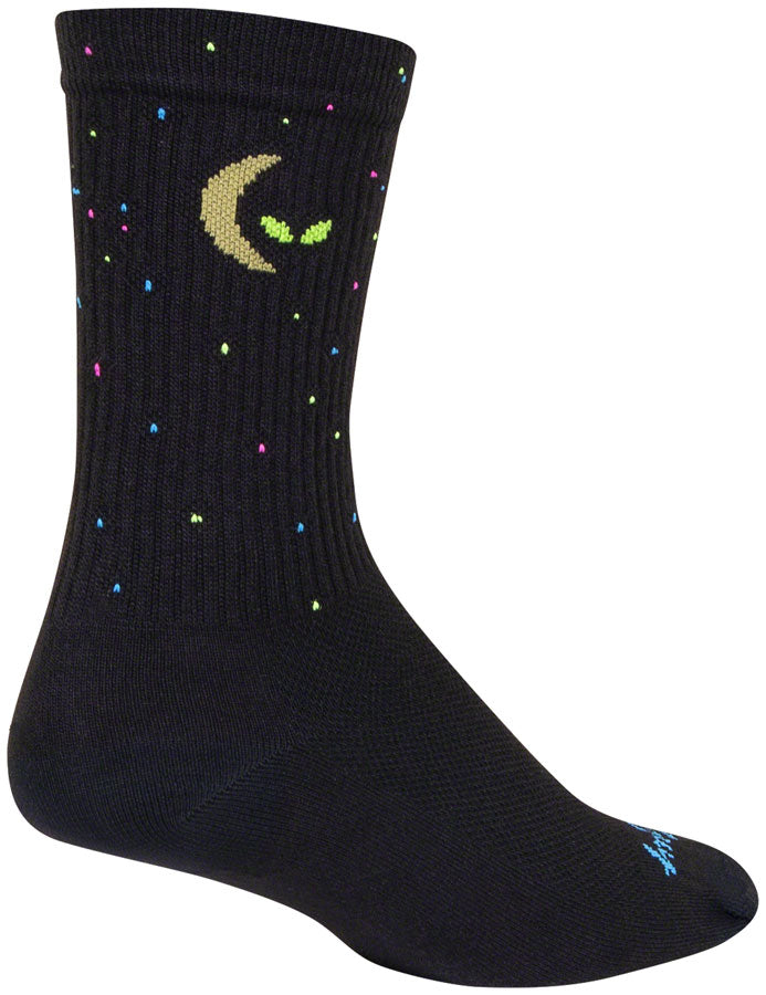 SockGuy Crew Lunalien Socks - 6", Small/Medium