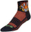 Sockguy Easy Tiger 3" Socks, 5-9, Black/Orange