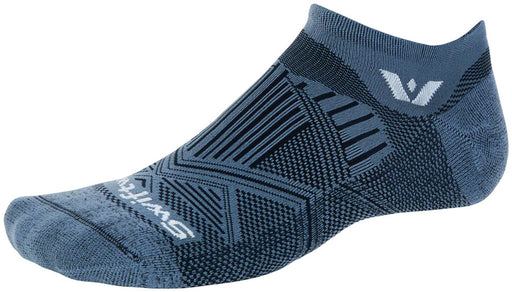 SwiftWick Aspire No Show Socks - Denim, Medium
