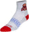 SockGuy Classic Red Skull Socks - 3", Small/Medium