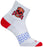 SockGuy Classic Red Skull Socks - 3", Large/X-Large