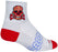 SockGuy Classic Red Skull Socks - 3", Large/X-Large