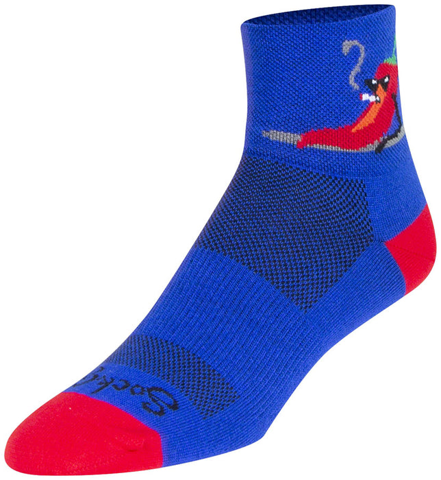 SockGuy Classic Smokin' HotSocks - 3", Large/X-Large
