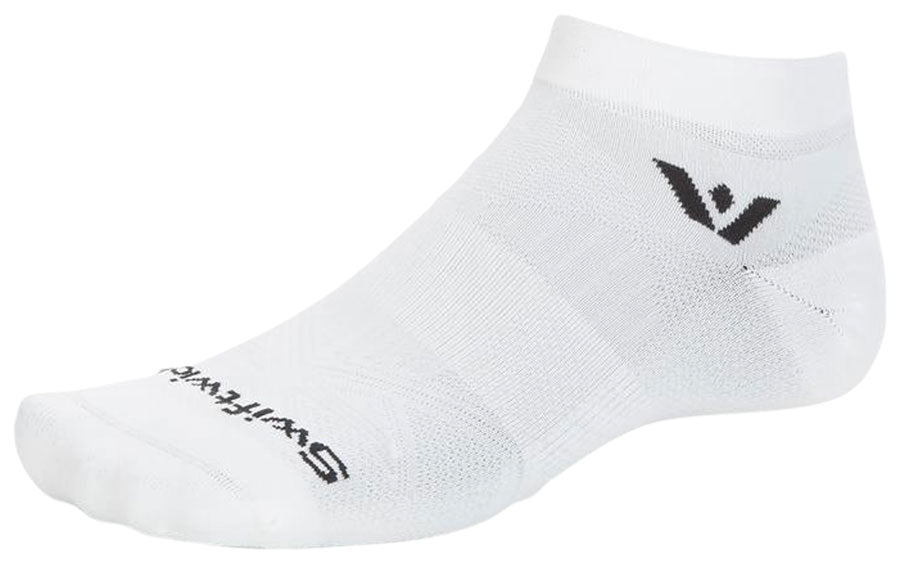 Swiftwick Aspire Ankle Socks - Circuit White, XLarge