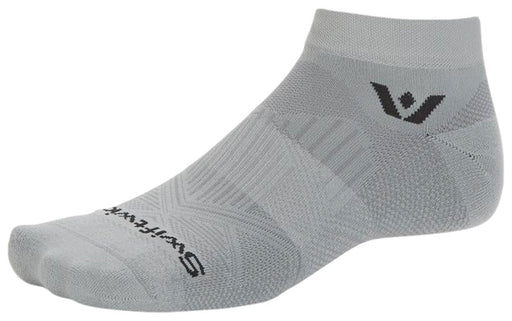 Swiftwick Aspire Ankle Socks - Circuit Pewter, XLarge