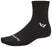 Swiftwick Aspire Quarter Crew High Socks - Circuit Black, Small