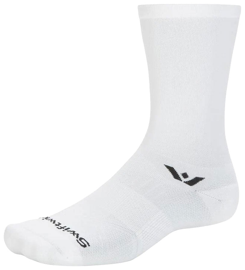 Swiftwick Aspire Crew Socks - Circuit White, XLarge
